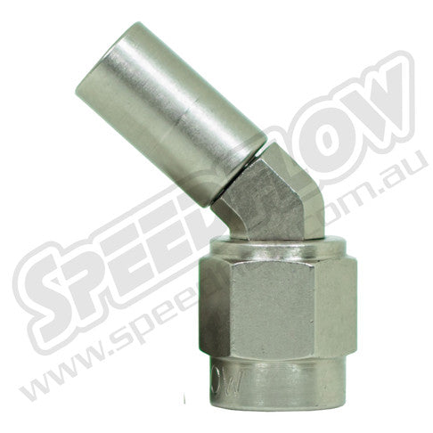 520 Crimp Series Steel 45 Degree Hose Ends...From: