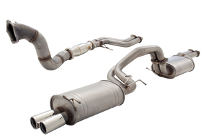 FORD FPV (2003-2007) F6, FALCON XR6 BA/BF TURBO SEDAN 4" Inch Raw Stainless Steel Catback Exhaust System -XForce