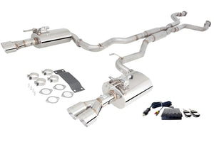 Holden Commodore VE/VF Sedan/Wagon 3" Inch Raw 409 Stainless Steel Catback Exhaust System With Varex -XFORCE