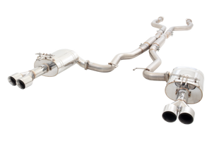 Holden COMMODORE, V8 VE/VF V8 UTE 2008-2017, 2.5" Inch Stainless Steel Twin Catback Exhaust System - XFORCE