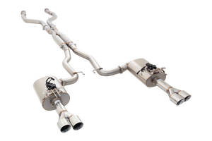 Holden COMMODORE V8, VE/VF V8 UTE 2008-2017, 3" Inch Stainless Steel Twin Catback System With Varex Muffler - XFORCE