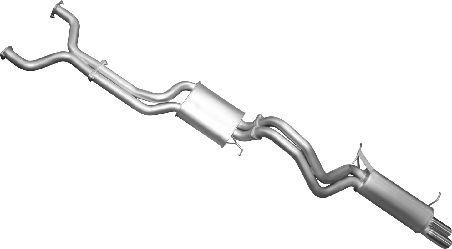 Ford Falcon BA, BF 5.4L BOSS 4 Valve V8 Sedan (Including XR8, BA FPV models). Exhaust exit out driver’s side.