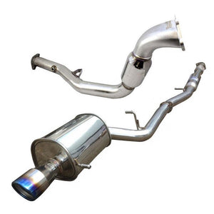 Subaru WRX & STI (2011-2014) Invidia Q300 Turbo Back Exhaust w/Ti Tip - Subaru WRX/STI GD 01-07