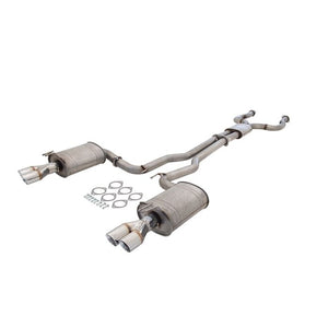 HOLDEN COMMODORE V6 VE/VF SV6 UTE 2008-2017, 2.25" Inch Raw Stainless Steel Catback Exhaust System XFORCE