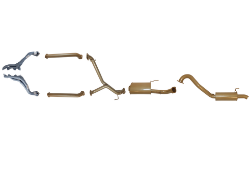 Toyota Landcruiser 100 Series V8 4.7L Petrol 1998/2008 - Single 3" with CAT Delete Pipes and Headers Kit.