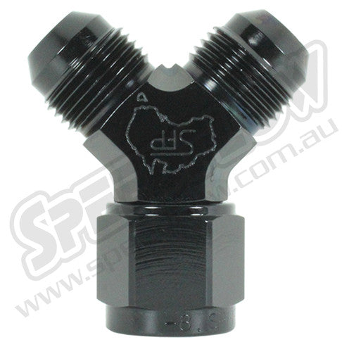 Y Piece 45 Deg - Female to 2 x Male From: