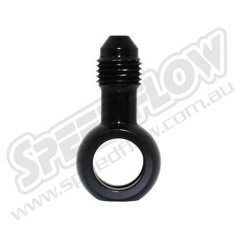 3/8-M10 Banjo to -3AN Male - Aluminium