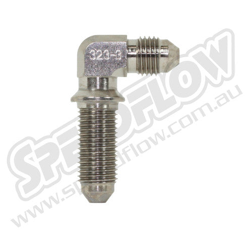 Steel Flare Bulkhead 90 - From:
