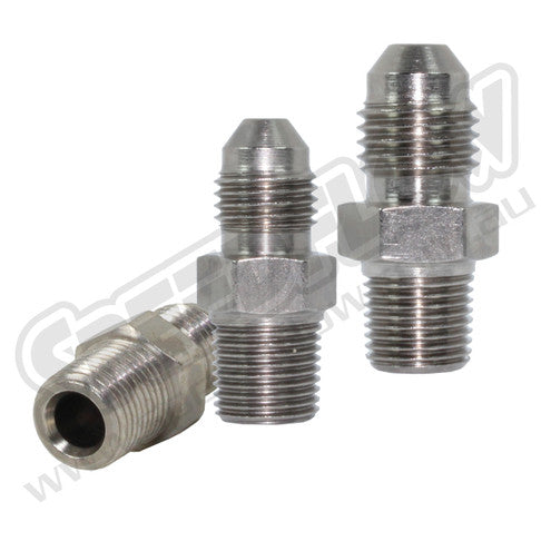 AN Flare to BSPT Steel Adapters From: