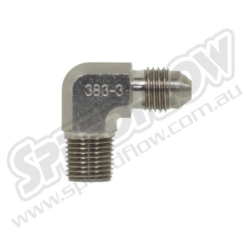 AN Flare to NPT Steel 90 deg Adapters From: