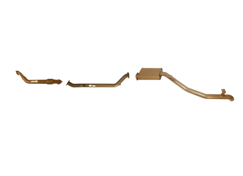 Toyota Landcruiser 70/79 Series V8 4.5L Single Turbo Dual Cab Ute October 2012 to August 2016 (without DPF/Air Purifier) - Single 3" Rear with Muffler Kit.