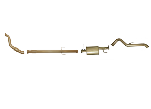 Mitsubishi Triton ML/MN 2.5L TD Dual Cab 2008 to 2015 - Single 3" with CAT and Rear Pipe Only Option Kit