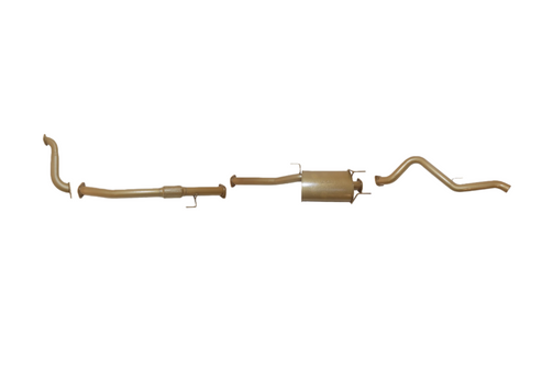 Isuzu D-MAX 3L (4JJ1-TCX) TD July 2012 to 2017 Pre DPF Model - Turbo Back Exhaust Single 3" Kit with Muffler