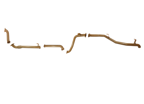 Toyota Landcruiser 78 Series 1HDJ 6 Cylinder Turbo Diesel Troopy Aug 2001 to  March 2007 - Single 3" Rear Pipe Only Option Kit.