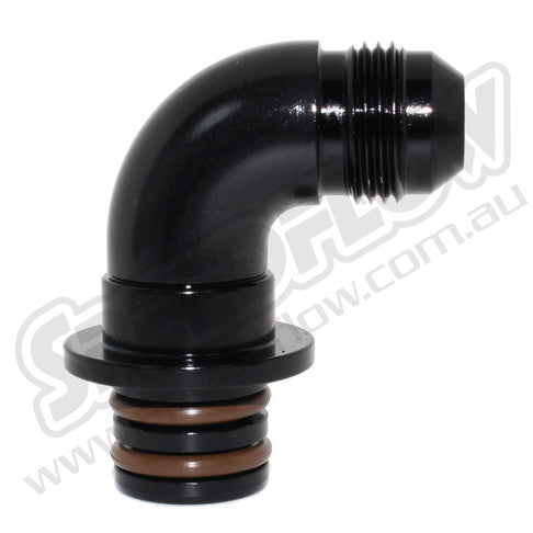 AN Male to Transmission 90deg Adapter