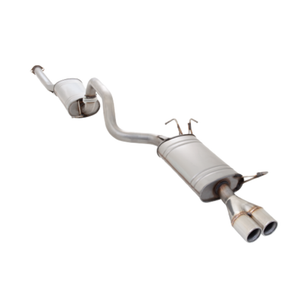 FORD FALCON (2003-2007) XR6 BA/BF NA SEDAN 2.5" Inch Raw 409 Stainless Steel Catback Exhaust System With Tips - (2003-2007)