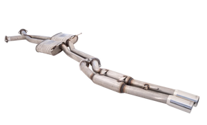 Holden VT-VZ (1997-2006) V8 5.7L SEDAN 3" Inch Raw 409 Stainless Steel Catback Exhaust System With Hotdog - XFORCE