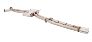 Holden COMMODORE V8, VU-VY V8 5.7L UTE 2001-2004, 2.5" Inch Stainless Steel Twin Catback Exhaust System With Straight Pipe - XFORCE