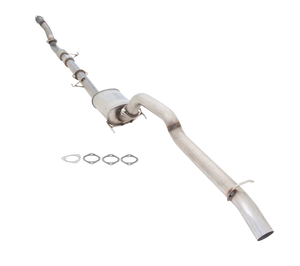 TOYOTA HILUX E4 THTD05WC-TBS, 3" Inch Stainless Steel Turbo Back Exhaust System With Cat XFORCE