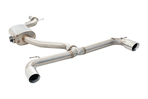VW GOLF GTI MK6 (10/2009-08/2013), 3" Inch Stainless Steel Varex Catback Exhaust System - XFORCE