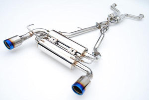 Nissan 350Z (2002-2009) Invidia Gemini Catback Exhaust w/Ti Rolled Tips - Nissan 350Z Z33 02-09