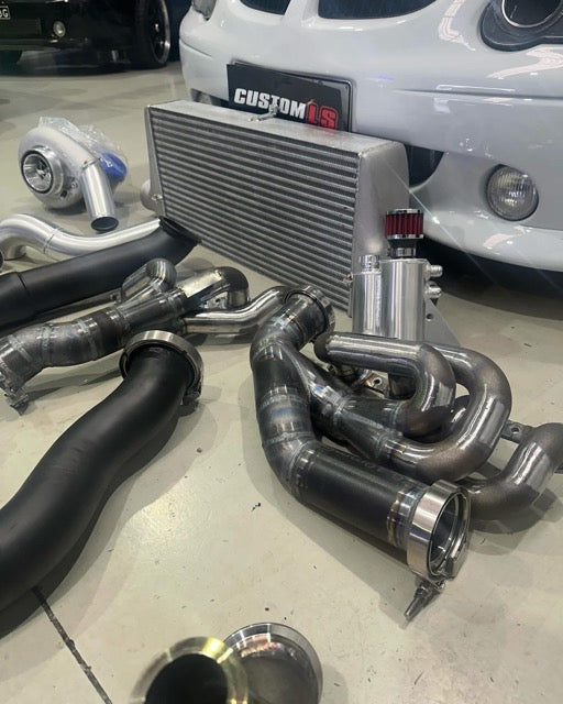 Custom Rear Turbo Set Up BIG BOY TURBO KIT VT-VZ – Custom LS Tuning