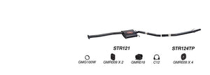 Redback 2.5" Catback Exhaust for Holden Commodore VU VY Series 1 Ute  & VT VX Wagon with Muffler Delete Rear