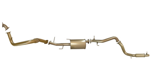 Mitsubishi Pajero NP (4M41T) 3.2L Turbo Diesel Nov 2002 to Oct 2006 - 3 Inch Turbo Back Exhaust System with Centre Muffler and Rear Resonator