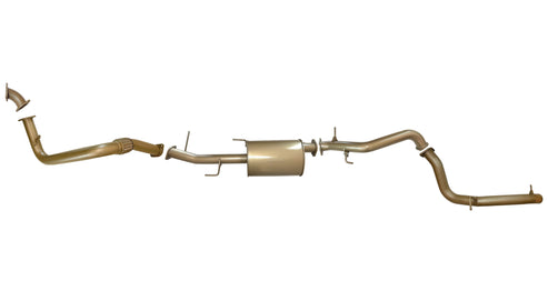 Mitsubishi Pajero NP (4M41T) 3.2L Turbo Diesel Nov 2002 to Oct 2006 - 3 Inch Turbo Back Exhaust System with Centre Muffler