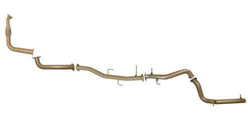 Mitsubishi Pajero NX (4M41T) 3.2L Turbo Diesel Sep 2014 to Sep 2016 - 3 Inch Turbo Back Exhaust System with Straight Through No Mufflers