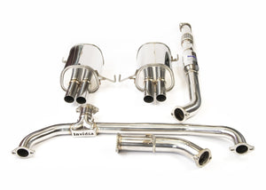 Subaru Liberty (2007-2009) Invidia Q300 Turbo Back Exhaust w/SS Straight Cut Tips - Subaru Liberty GT BL 07-09 (5AT Auto)