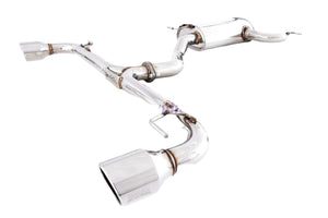 Volkswagen Golf (2008-2012) Invidia Q300 Turbo Back Exhaust w/Ti Tips - VW Golf GTI Mk6
