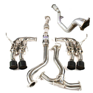 Subaru WRX & STI (2011-2014) Invidia R400 "Signature Edition" Turbo Back Exhaust w/Black Tips - Subaru WRX 11-14/STI 11-20