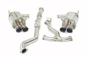 Subaru WRX (2011-2014) Invidia Q300 Turbo Back Exhaust w/Ti Straight Cut Tips - Subaru WRX 11-14/STI 11-20