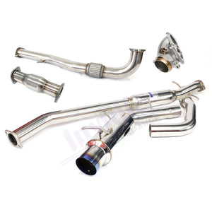 Mitsubishi EVO 4-6 (1996-2001) Invidia N1 Turbo Back Exhaust w/Metal Matrix Cat - Mitsubishi Evo 4-6 CP9A (Inc TME)