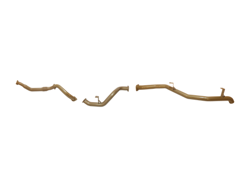 Toyota Landcruiser 70/78 Series V8 4.5L Single Turbo Troopy March 2007 to August 2016 (without DPF/Air Purifier) - Single 3" with Rear Pipe Only Kit